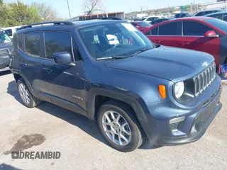 2021 Jeep Renegade Latitude z VIN ZACNJCBB4MPN27152, wystawiony jako IAAI lot #41989343 z przebiegiem 26 951 mil mil oraz . Historia ofert i sprzedaży dostępna na DreamBid. Obrazek 1.