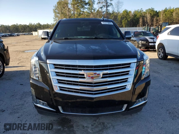 2019 Cadillac Escalade ESV Platinum with VIN 1GYS4KKJ4KR296244, listed as a Copart auction lot 45375865 with 55,746 mi miles and Salvage title. Bid and sale history available at DreamBid. Image 5.