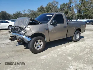 2002 Ford F-150 XL with VIN 1FTRF17212NB27543, listed as a Copart auction lot 46985425 with 0 mi miles and Salvage Title. Bid and sale history available at carsss.com. Image 1.