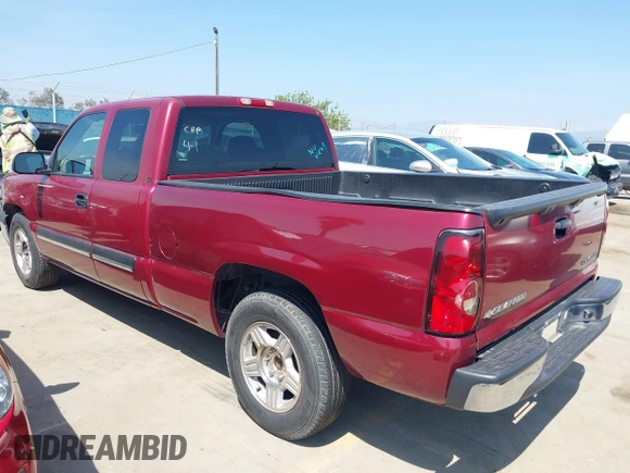 2005 Chevrolet Silverado 1500 Work Truck with VIN 1GCEC19XX5Z149649, listed as a IAAI auction lot 42163894 with 209,131 mi miles. Bid and sale history available at carsss.com. Image 3.