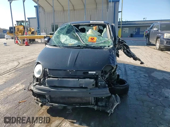 2013 FIAT 500 Turbo with VIN 3C3CFFHH3DT623165, listed as a Copart auction lot 50796075 with 0 mi miles and Salvage Title. Bid and sale history available at carsss.com. Image 14.