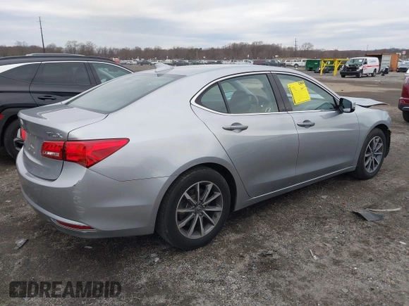 2019 Acura TLX with VIN 19UUB1F3XKA009435, listed as a IAAI auction lot 40999644 with 65,811 mi miles. Bid and sale history available at carsss.com. Image 4.