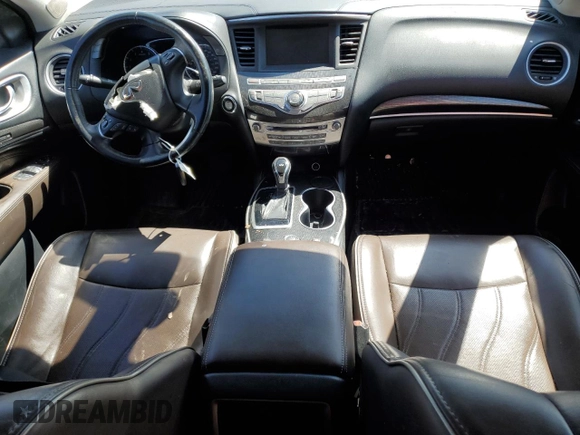 2017 Infiniti QX60 with VIN 5N1DL0MM0HC516015, listed as a Copart auction lot 50875255 with 0 mi miles and Salvage Title. Bid and sale history available at carsss.com. Image 8.
