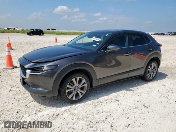 2021 Mazda CX-30 Preferred with VIN 3MVDMBCL5MM230013, listed as a Copart auction lot 59436405 with 57,871 mi miles and Salvage title. Bid and sale history available at DreamBid. Image 1.
