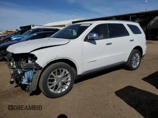 2014 Dodge Durango Citadel with VIN 1C4SDJETXEC331082, listed as a Copart auction lot 48679195 with 155,273 mi miles and Salvage title. Bid and sale history available at DreamBid. Image 1.