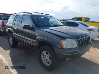 2000 Jeep Grand Cherokee Limited with VIN 1J4GW58N8YC241982, listed as a IAAI auction lot 42481556 with 179,233 mi miles and . Bid and sale history available at DreamBid. Image 1.