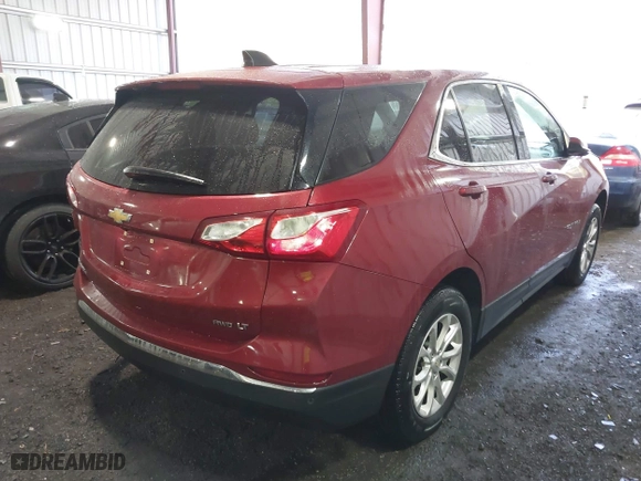 2020 Chevrolet Equinox LT with VIN 2GNAXTEV7L6122508, listed as a IAAI auction lot 41915685 with 92,504 mi miles. Bid and sale history available at carsss.com. Image 4.