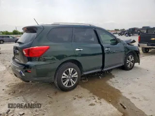 2018 Nissan Pathfinder SL with VIN 5N1DR2MN3JC606400, listed as a Copart auction lot 57350325 with 114,167 mi miles and Salvage title. Bid and sale history available at DreamBid. Image 3.