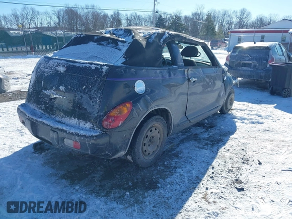 2005 Chrysler PT Cruiser with VIN 3C3EY45X85T329359, listed as a IAAI auction lot 41372450 with 104,219 mi miles. Bid and sale history available at carsss.com. Image 4.