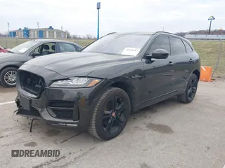 2017 Jaguar F-Pace 35t R-Sport with VIN SADCL2BV3HA884003, listed as a IAAI auction lot 41169317 with 76,563 mi miles and . Bid and sale history available at DreamBid. Image 19.