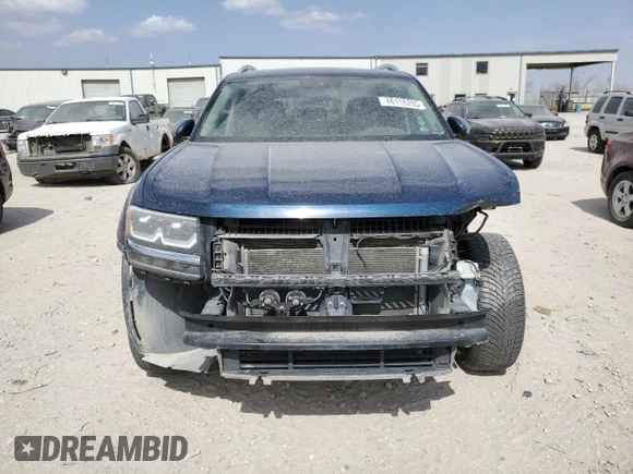 2018 Volkswagen Atlas SEL with VIN 1V2MR2CA4JC526735, listed as a Copart auction lot 48116255 with 121,838 mi miles and Salvage title. Bid and sale history available at DreamBid. Image 5.