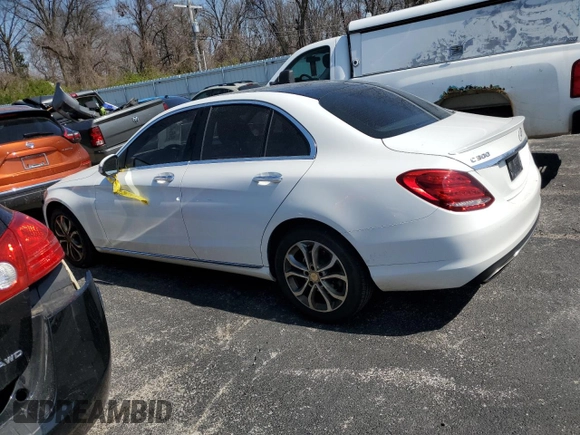 2016 Mercedes-Benz C 300 Luxury with VIN 55SWF4KB9GU117553, listed as a Copart auction lot 46359994 with 133,094 mi miles and Salvage title. Bid and sale history available at DreamBid. Image 2.