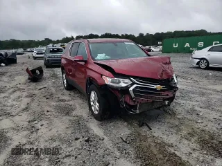 2019 Chevrolet Traverse LT Cloth with VIN 1GNERGKW3KJ232277, listed as a Copart auction lot 64707504 with 110,063 mi miles and Salvage Title. Bid and sale history available at carsss.com. Image 12.