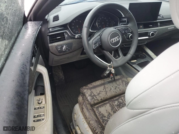 2023 Audi A5 Sportback S line Premium with VIN WAUDACF54PA049206, listed as a Copart auction lot 74617084 with 0 mi miles and Non Repairable. Bid and sale history available at carsss.com. Image 8.