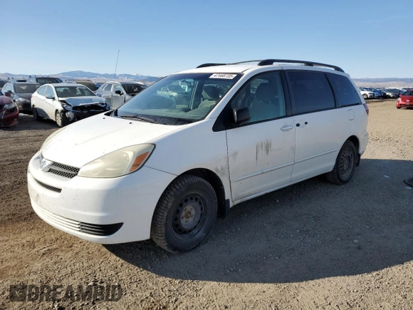 2005 Toyota Sienna CE with VIN 5TDZA23C85S250712, listed as a Copart auction lot 54598565 with 230,402 mi miles and Clean Title. Bid and sale history available at carsss.com. Image 1.