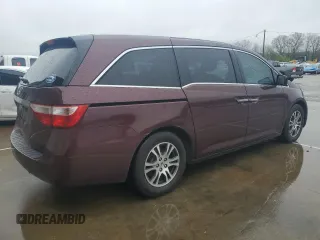 2011 Honda Odyssey EX-L with VIN 5FNRL5H6XBB027702, listed as a Copart auction lot 51978575 with 224,070 mi miles and Salvage Title. Bid and sale history available at DreamBid. Image 3.