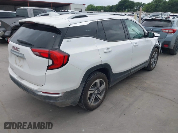 2020 GMC Terrain SLT with VIN 3GKALPEV1LL312607, listed as a IAAI auction lot 42152416 with 87,611 mi miles and . Bid and sale history available at DreamBid. Image 4.