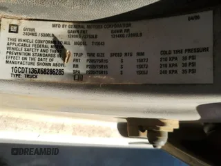 2006 Chevrolet Colorado 3LT z VIN 1GCDT136X68286285, wystawiony jako Copart lot #46517315 z przebiegiem 193 985 mil mil oraz Szkoda całkowita • Salvage title. Historia ofert i sprzedaży dostępna na DreamBid. Obrazek 12.