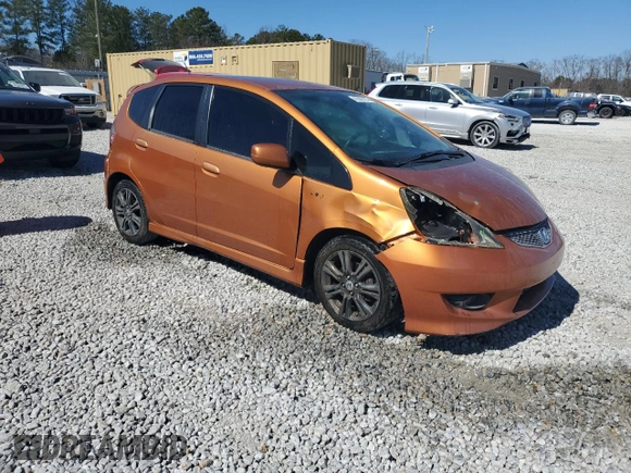 2009 Honda Fit Sport with VIN JHMGE88469S039293, listed as a Copart auction lot 47096105 with 227,975 mi miles and Salvage Title. Bid and sale history available at carsss.com. Image 4.
