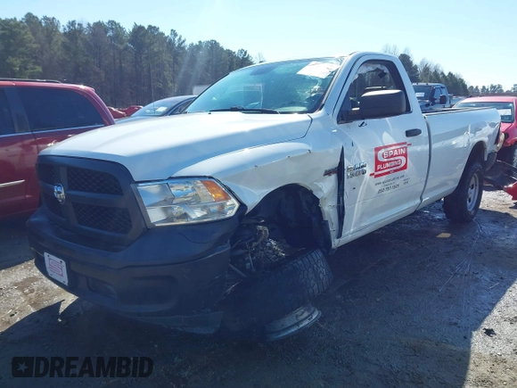 2017 Ram 1500 Tradesman z VIN 3C6JR6DT5HG548561, wystawiony jako IAAI lot #41630666 z przebiegiem 106 326 mil mil oraz . Historia ofert i sprzedaży dostępna na DreamBid. Obrazek 17.