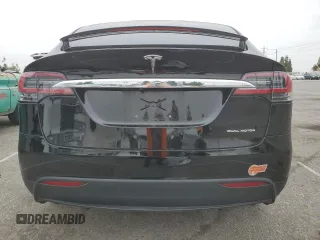 2020 Tesla Model X Long Range with VIN 5YJXCDE23LF248773, listed as a Copart auction lot 53062405 with 62,342 mi miles and Salvage Title. Bid and sale history available at carsss.com. Image 6.