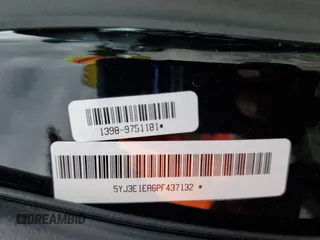 2023 Tesla Model 3 z VIN 5YJ3E1EA6PF437132, wystawiony jako Copart lot #59059455 z przebiegiem 104 063 mil mil oraz Czysty tytuł • Clean title. Historia ofert i sprzedaży dostępna na DreamBid. Obrazek 12.
