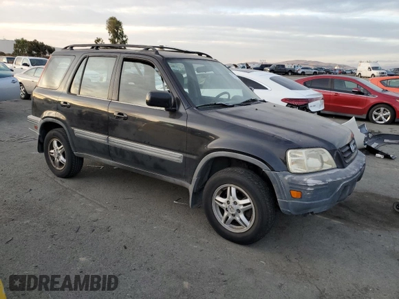 1999 Honda CR-V EX with VIN JHLRD1866XC043652, listed as a Copart auction lot 81347014 with 192,760 mi miles and Salvage Title. Bid and sale history available at carsss.com. Image 4.