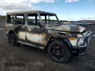 2017 Mercedes-Benz G-Class AMG G 63 with VIN WDCYC7DF1HX272944, listed as a Copart auction lot 44107605 with 0 mi miles and Salvage Title. Bid and sale history available at carsss.com. Image 4.