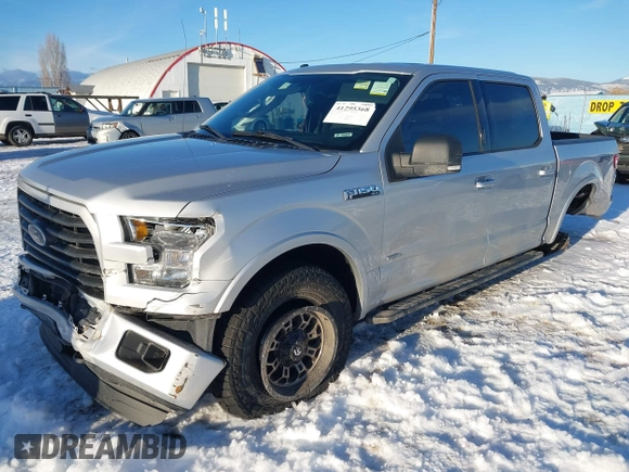 2016 Ford F-150 XLT with VIN 1FTEW1EP8GKF35253, listed as a IAAI auction lot 41295368 with 97,665 mi miles and . Bid and sale history available at DreamBid. Image 2.