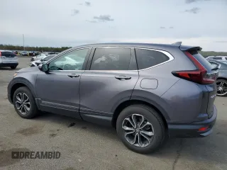 2021 Honda CR-V EX-L with VIN 7FARW2H81ME001360, listed as a Copart auction lot 48779075 with 29,758 mi miles and Salvage title. Bid and sale history available at DreamBid. Image 2.