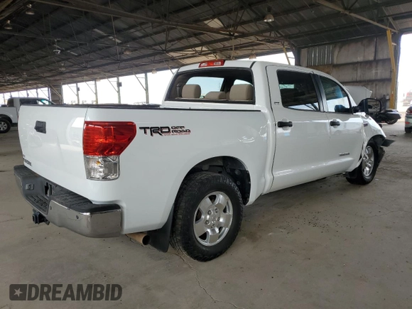 2010 Toyota Tundra with VIN 5TFEY5F13AX081869, listed as a Copart auction lot 58981615 with Not provided miles and Salvage title. Bid and sale history available at DreamBid. Image 3.