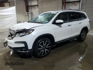 2021 Honda Pilot Elite with VIN 5FNYF6H06MB045864, listed as a Copart auction lot 45221715 with 25,520 mi miles and Salvage title. Bid and sale history available at DreamBid. Image 1.