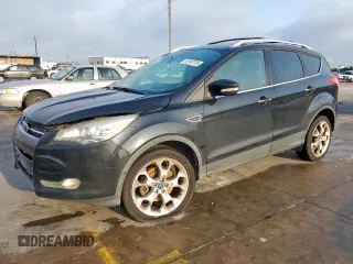2013 Ford Escape Titanium z VIN 1FMCU0J91DUC69228, wystawiony jako Copart lot #54182735 z przebiegiem 166 870 mil mil oraz Szkoda całkowita • Salvage title. Historia ofert i sprzedaży dostępna na DreamBid. Obrazek 1.