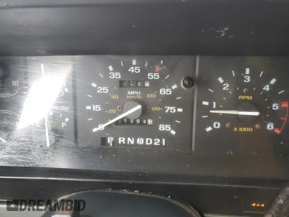 1990 Ford Ranger XLT with VIN 1FTCR15X6LPB44730, listed as a Copart auction lot 87076334 with 91,204 mi miles and Salvage Title. Bid and sale history available at DreamBid. Image 9.