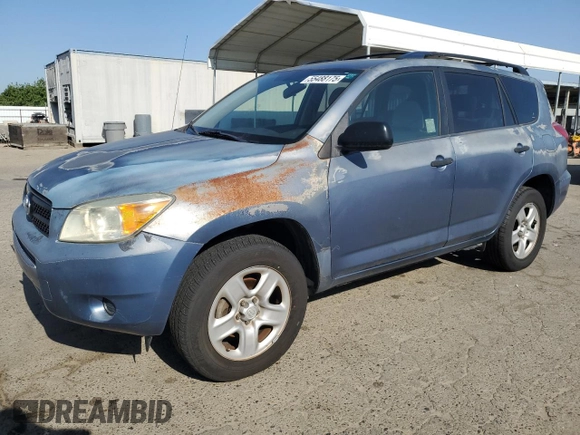 2007 Toyota RAV4 with VIN JTMZD35V775058069, listed as a Copart auction lot 55488175 with 236,881 mi miles and Salvage Title. Bid and sale history available at carsss.com. Image 1.
