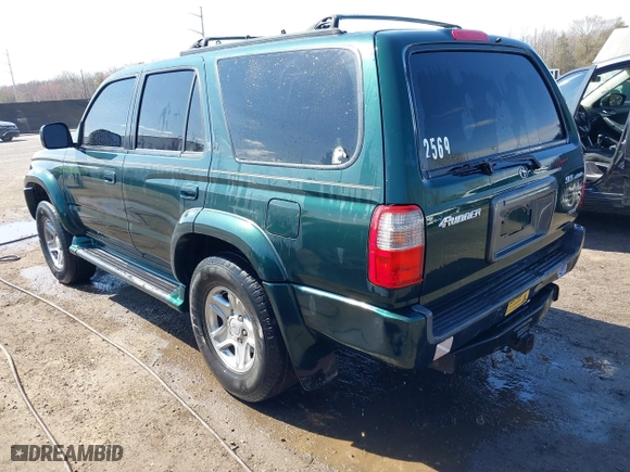 2000 Toyota 4Runner SR5 with VIN JT3HN86R1Y0323093, listed as a IAAI auction lot 41769405 with 156,905 mi miles. Bid and sale history available at carsss.com. Image 3.