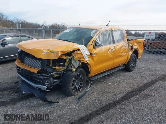 2022 Ford Ranger XL with VIN 1FTER4FH7NLD54832, listed as a IAAI auction lot 41333426 with 40,439 mi miles and . Bid and sale history available at DreamBid. Image 2.