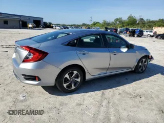2021 Honda Civic Sedan LX with VIN 2HGFC2F66MH515192, listed as a Copart auction lot 50632225 with 46,235 mi miles and Non Repairable. Bid and sale history available at carsss.com. Image 3.