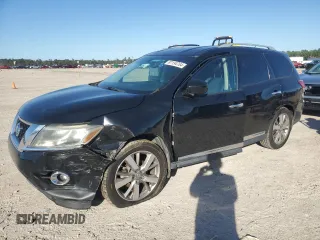 2013 Nissan Pathfinder SL with VIN 5N1AR2MM8DC684542, listed as a Copart auction lot 87194764 with 199,653 mi miles and Salvage title. Bid and sale history available at DreamBid. Image 1.
