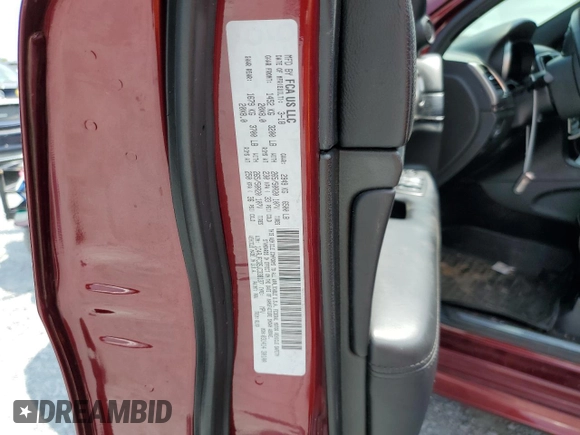 2018 Jeep Grand Cherokee Overland with VIN 1C4RJFCG5JC338137, listed as a Copart auction lot 58008915 with 89,481 mi miles and Salvage title. Bid and sale history available at DreamBid. Image 13.