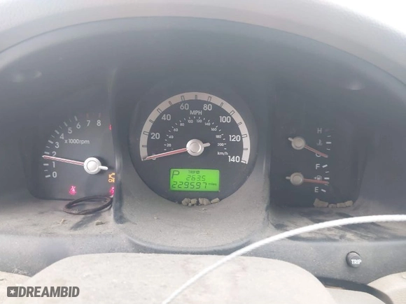 2007 Kia Sportage LX with VIN KNDJF724077301574, listed as a IAAI auction lot 41324962 with 229,597 mi miles. Bid and sale history available at carsss.com. Image 7.