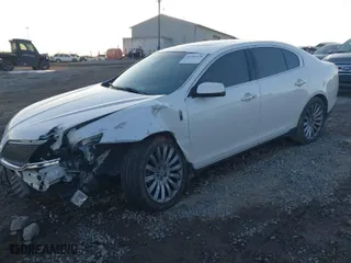 2014 Lincoln MKS with VIN 1LNHL9DK0EG604216, listed as a IAAI auction lot 41316478 with 1 mi miles. Bid and sale history available at carsss.com. Image 2.