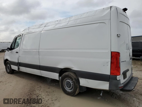 2022 Mercedes-Benz Sprinter Cargo with VIN W1Y40CHY0NT101988, listed as a Copart auction lot 46516295 with 91,042 mi miles and Salvage Title. Bid and sale history available at carsss.com. Image 2.