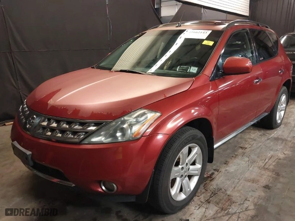2006 Nissan Murano SL with VIN JN8AZ08W46W517279, listed as a IAAI auction lot 41662143 with 147,529 mi miles. Bid and sale history available at carsss.com. Image 2.