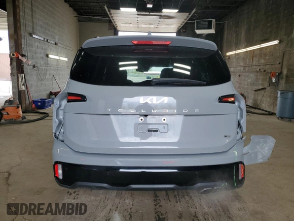 2024 Kia Telluride EX X-Line z VIN 5XYP3DGC3RG427452, wystawiony jako Copart lot #55381405 z przebiegiem 21 614 mil mil oraz Szkody całkowita. Historia ofert i sprzedaży dostępna na DreamBid. Obrazek 6.