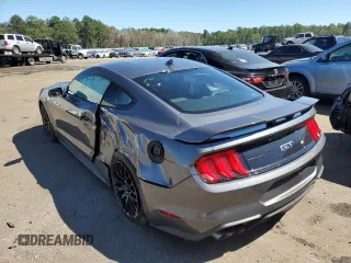 2022 Ford Mustang GT with VIN 1FA6P8CF0N5111152, listed as a Copart auction lot 62243372 with 6,417 mi miles. Bid and sale history available at carsss.com. Image 3.