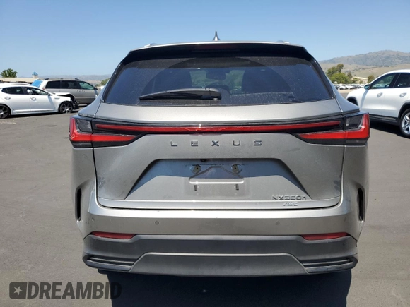 2024 Lexus NX 350h Premium with VIN 2T2GKCEZ8RC019377, listed as a Copart auction lot 55888845 with 26,001 mi miles and Salvage title. Bid and sale history available at DreamBid. Image 6.