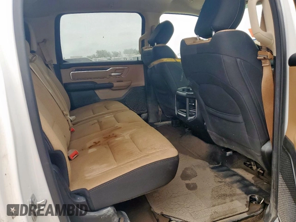 2019 Ram 1500 Big Horn with VIN 1C6RREFT8KN548370, listed as a Copart auction lot 64797115 with Not provided miles and Salvage title. Bid and sale history available at DreamBid. Image 10.