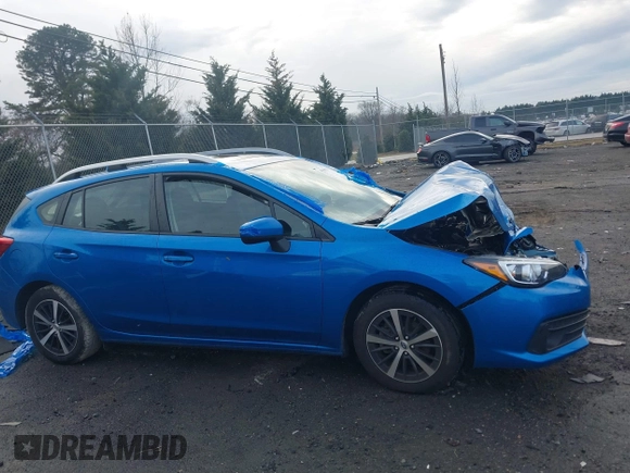 2023 Subaru Impreza Premium with VIN 4S3GTAD62P3700119, listed as a IAAI auction lot 41180070 with 20,853 mi miles and . Bid and sale history available at DreamBid. Image 13.
