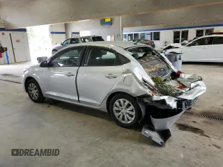 2022 Hyundai Accent SE с VIN 3KPC24A61NE171582, выставлен на аукционе Copart как лот 57715085 с пробегом 21 392 миль миль и Списание • Salvage title. История ставок и продаж доступна на DreamBid. Изображение 2.